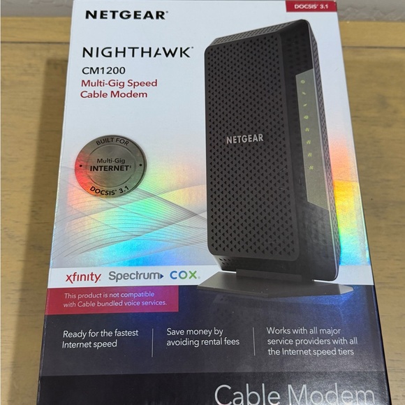 netgear Other - NETGEAR Nighthawk CM1200 Black Cable Modem